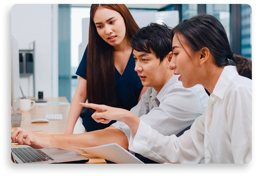 Image representing business management